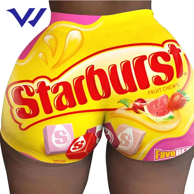 

High quality hot shorts black and orange snack shorts ladies sexy fashion clothing