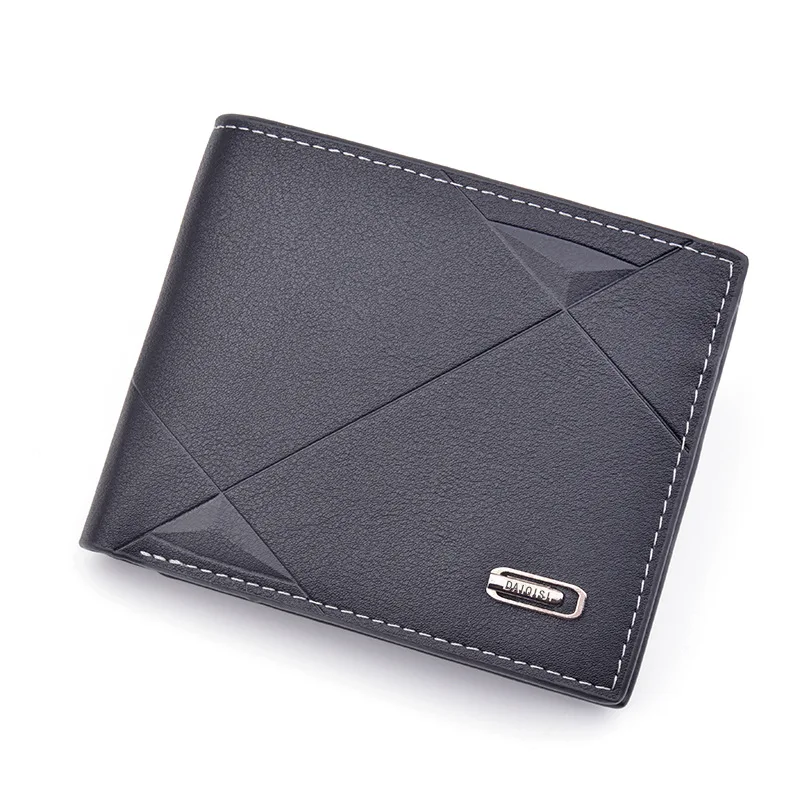 

Cheap Wholesale Short Retro Fashion Thin Style Man Soft Leather Wallet, Black, grey, brown