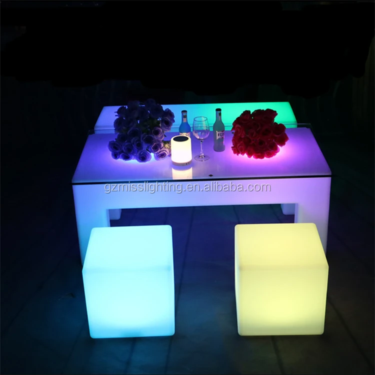 Outdoor Garden Event Led Bar Tables Interactive Led Light Bar Coffee Table Buy Outdoor Garden