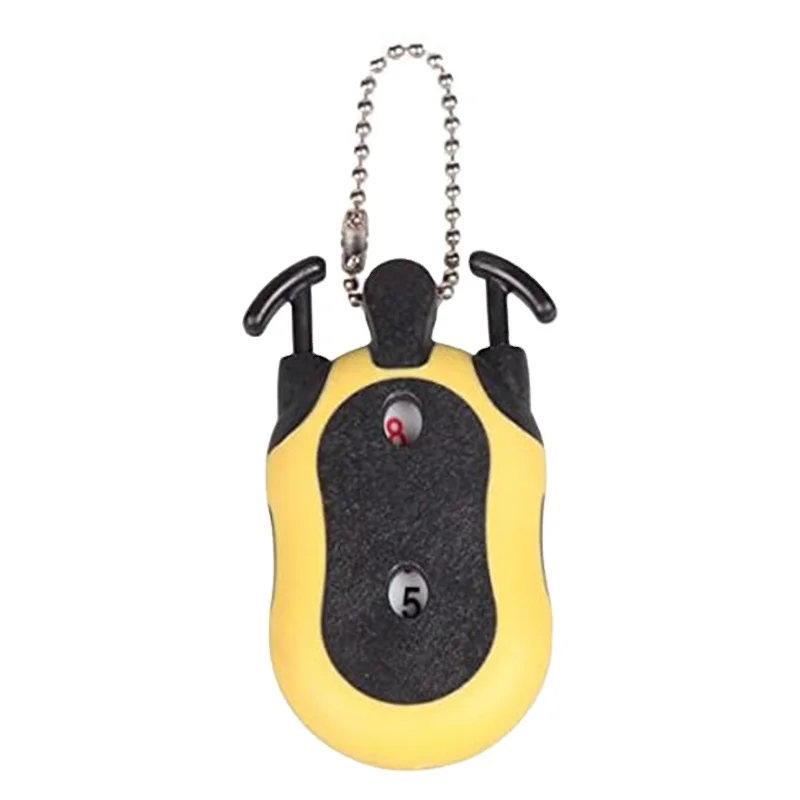 

Portable Mini Golf 2 In 1 Scorer with Key Chain, Yellow, red, black, customized