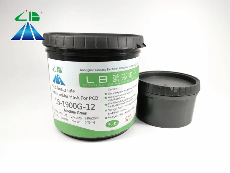 
Green PCB Solder Resist Soldermask Ink Photoimageable Solder Mask 