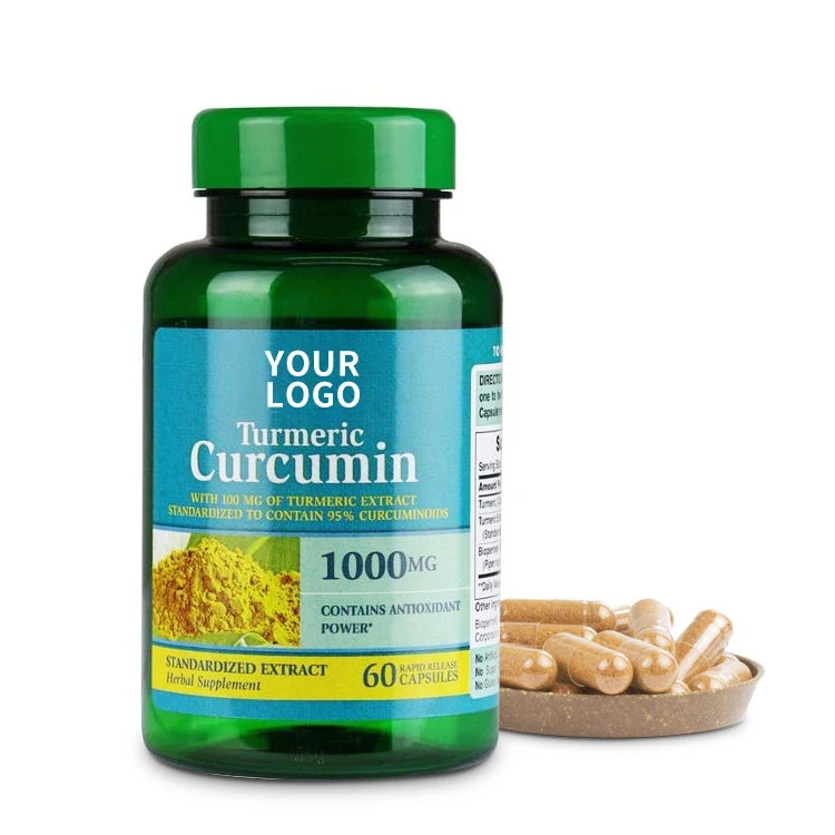 
OEM private label organic turmeric curcumin capsules 