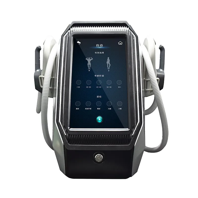 

EMS Portable Model Muscle Traning Equipment Body Slimming Device Dual Handles