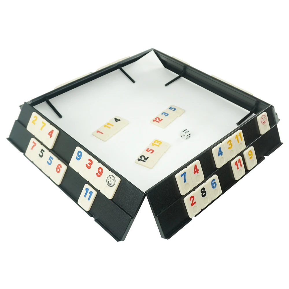 

Factory directly supply majong set rummy table game for fun with family game, Ivory tint