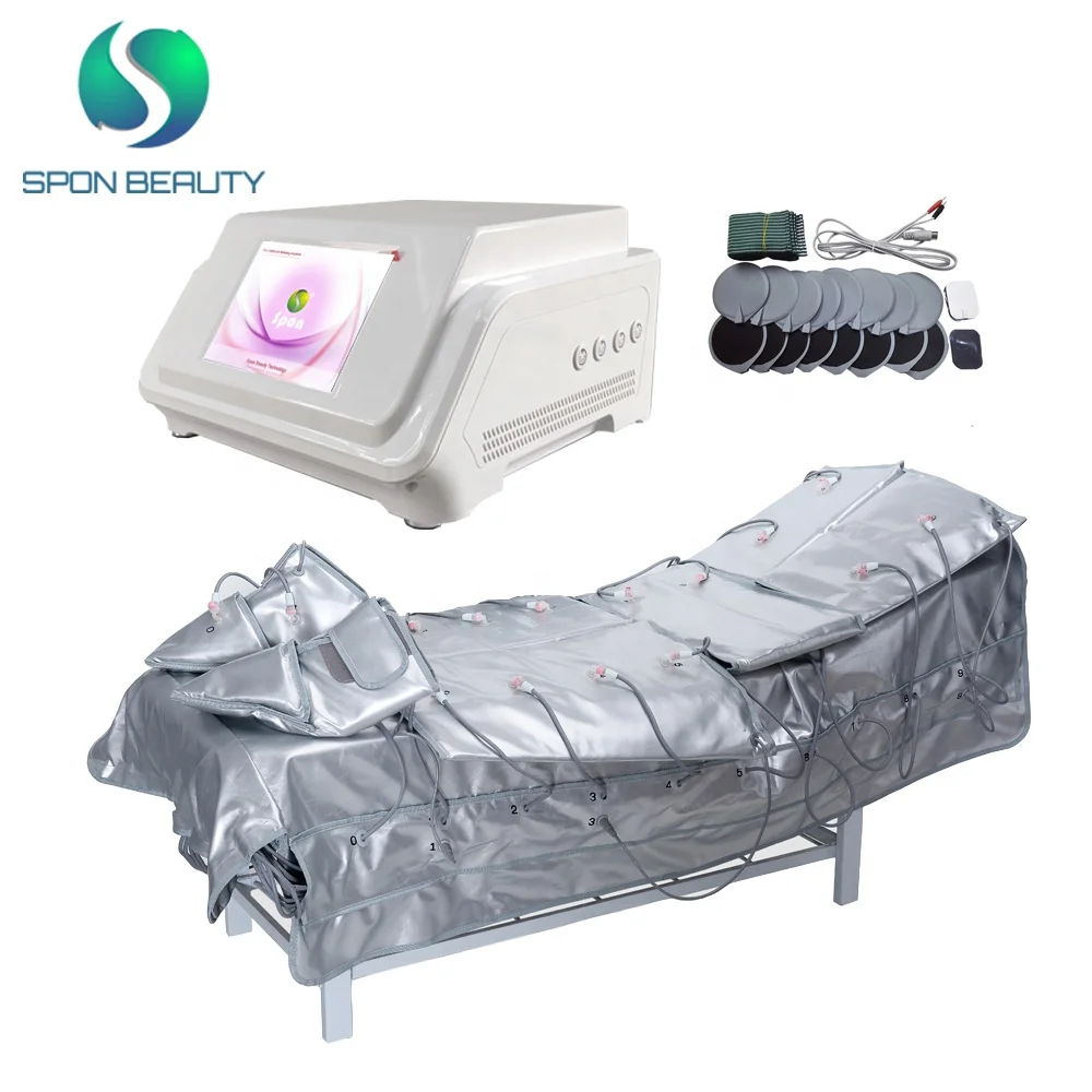

2020 New 3 In 1 Pressotherapy EMS Infrared Machine Pressotherapy EMS Pressotherapy Korea EMS Slimming Machine, Green