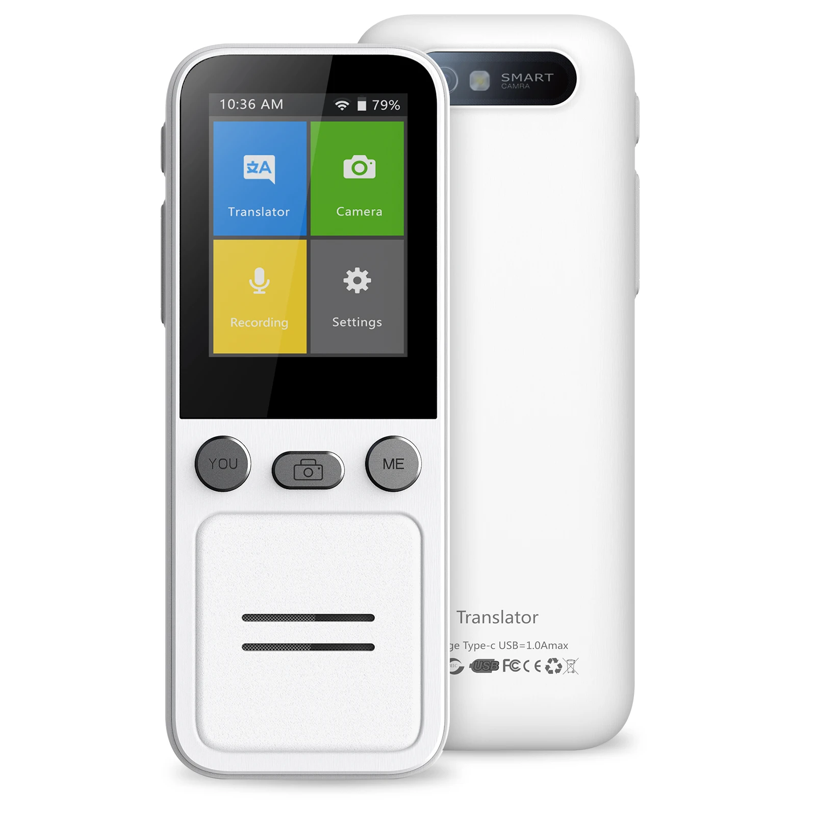 

Newest Smart Offline 138 languages Photo Portable Voice Translator Translation Camera Translation Wifi, Black\white