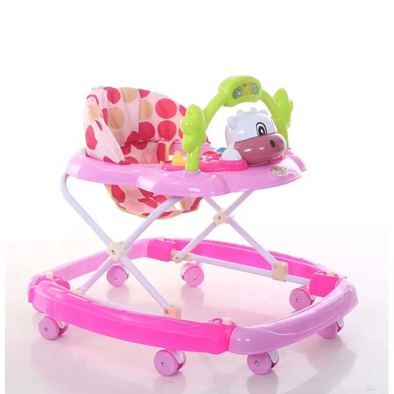 

Baby Walker Helper Good Quality Walker With Large Wheels For Baby With Brake Musical Trolley Walker Rocker Chair