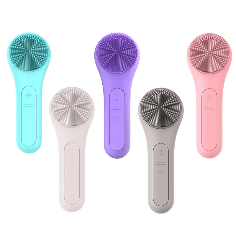 

Electronic facial cleansing brush waterproof silicone facial cleansing brush