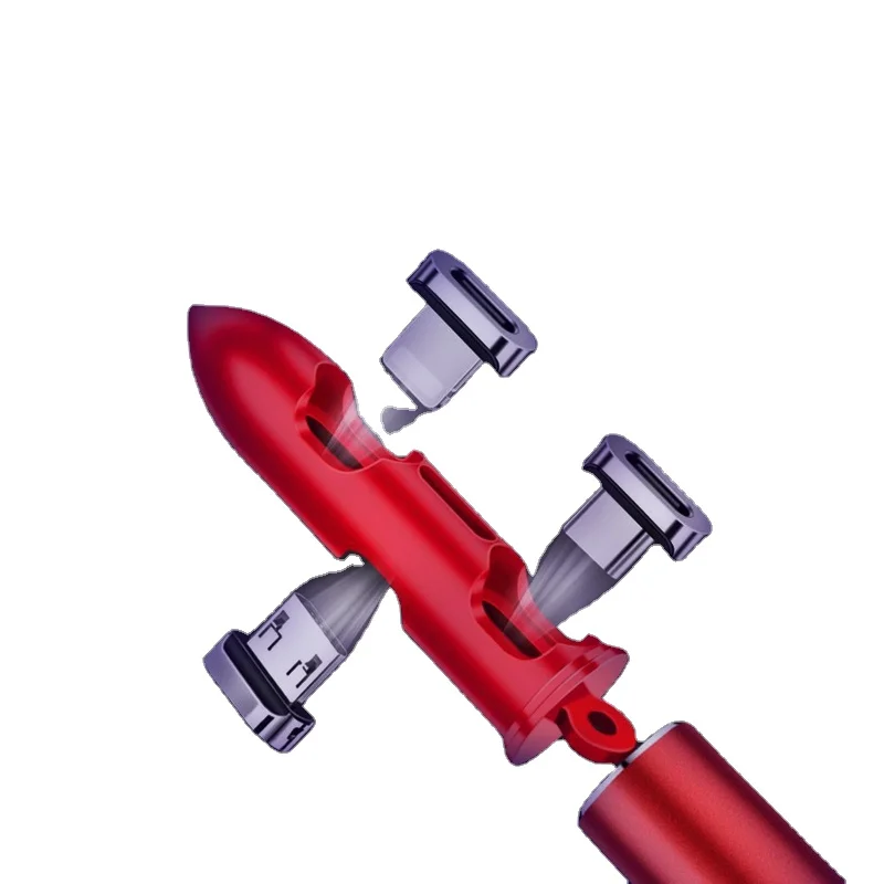 

MONFONK Amazon top seller 3 in 1 magnetic charging cable Plug Box