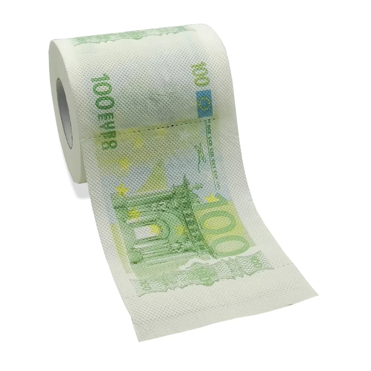 

Toilet Paper Printed 2 layers 3ply Pout Smile Roll Toilet Paper Bathroom Prank Joke Fun Paper