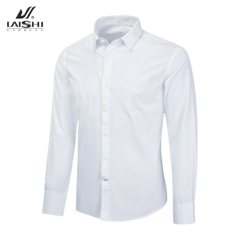 

Hot Sale High Quality Plus Size Men's Dress Shirt Men's Business Shirt