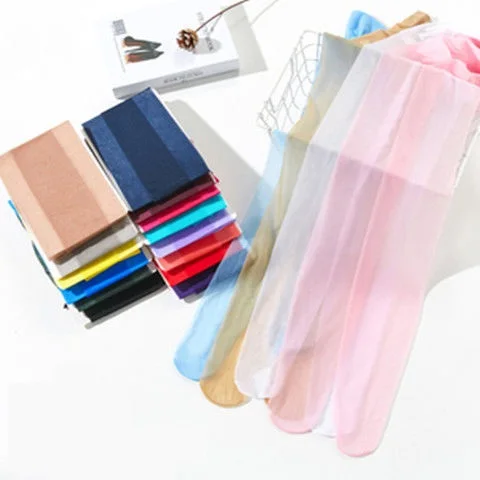 

Women Color Anti-Hook Silk Transparent Candy color Pantyhose Ultra-Thin stockings, 13color
