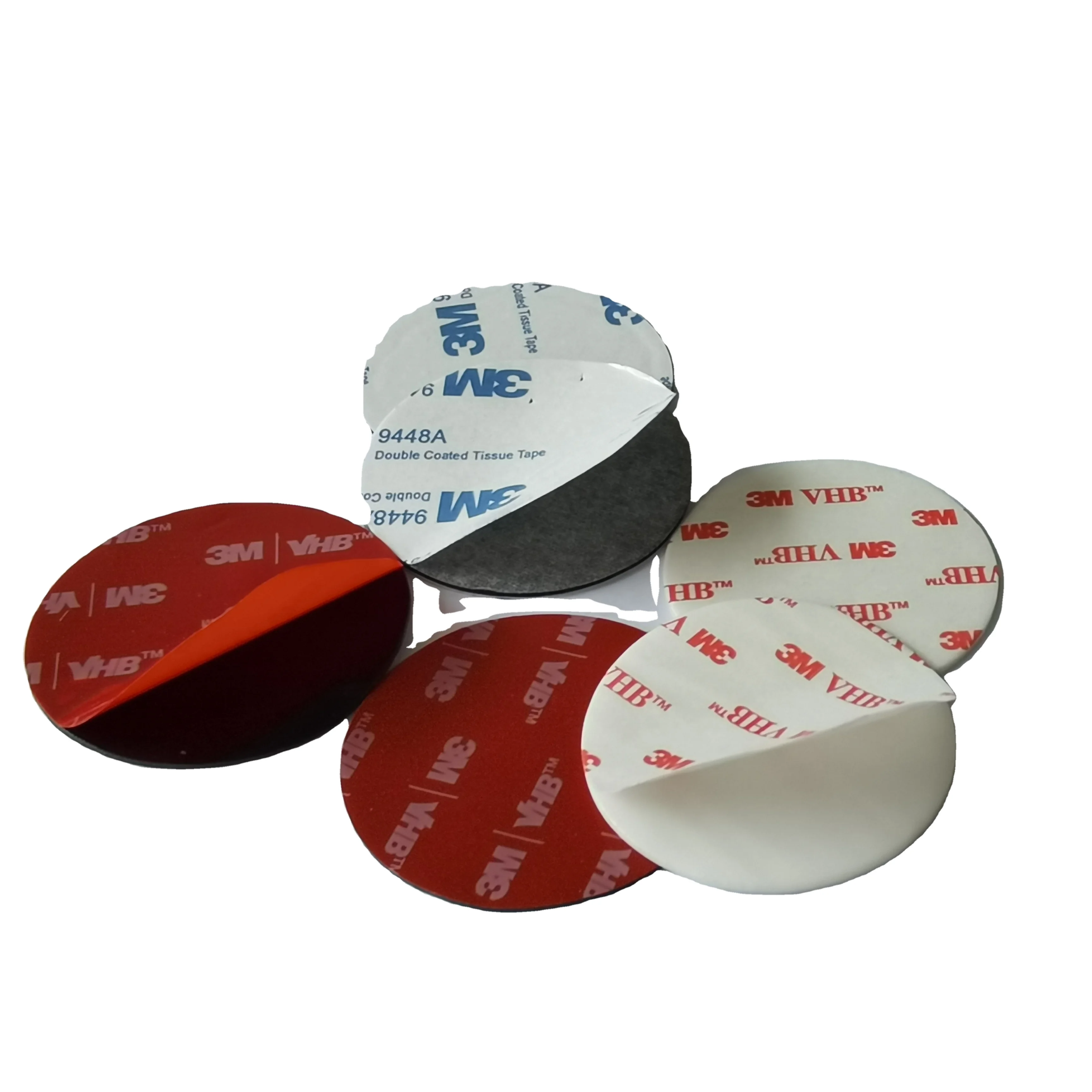 

40 mm diameter genuine high quality 3-m Very High Sticky Bond double double-sided adhesive circle pad adhesive tape
