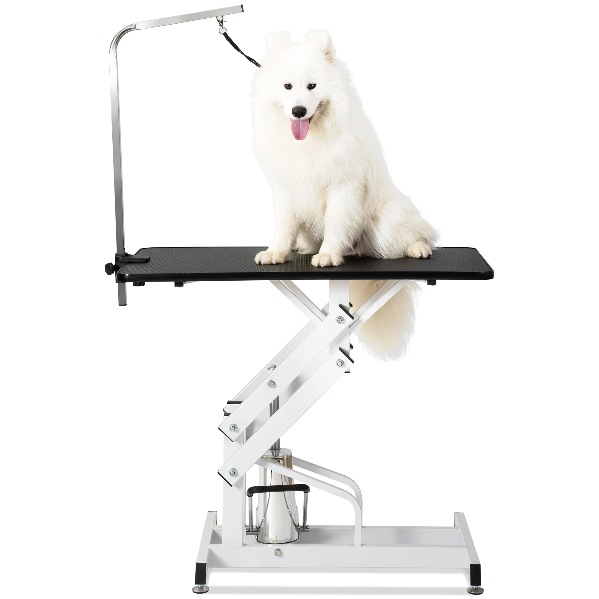 

Drop Shipping Free Shipping Hydraulic Dog Pet Grooming Table Heavy Duty Big Size Z-Lift Pet Grooming Table, Picture