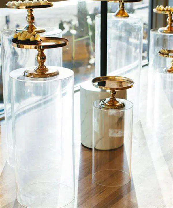 Customized Tall Acrylic Cylinder Vase For Centerpieces Wholesale Buy