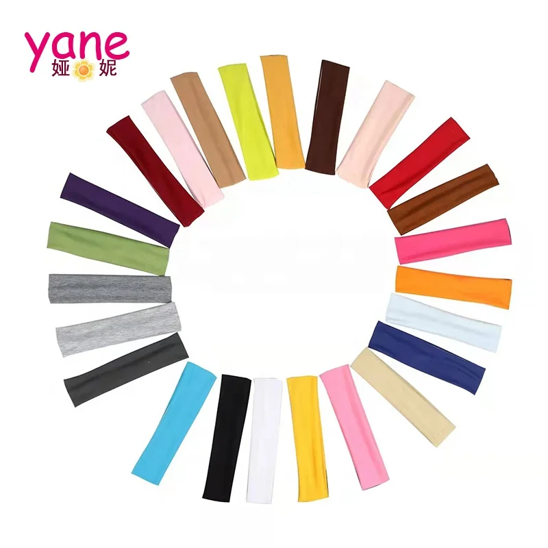 

24 Colors 4.5 cm width Unisex Sport hairband Korean style headband