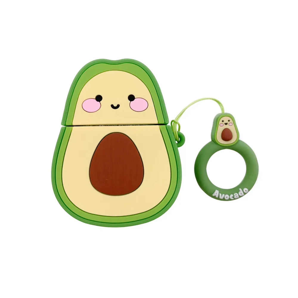 

3D Avocado For Airpods 2 1 Cover Cartoon Strawberry Airpod pro Case For Airpods new 3 2021 Silicone Case