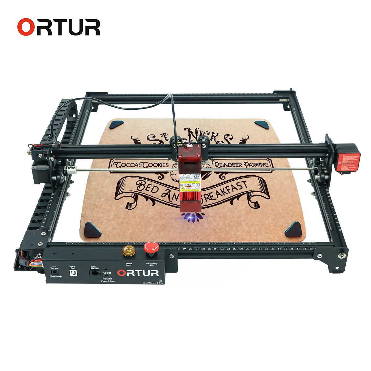 

Ortur DIY Diode Wood Desktop CNC 3D Printer Engraving Dog Tag Machine laser engraver