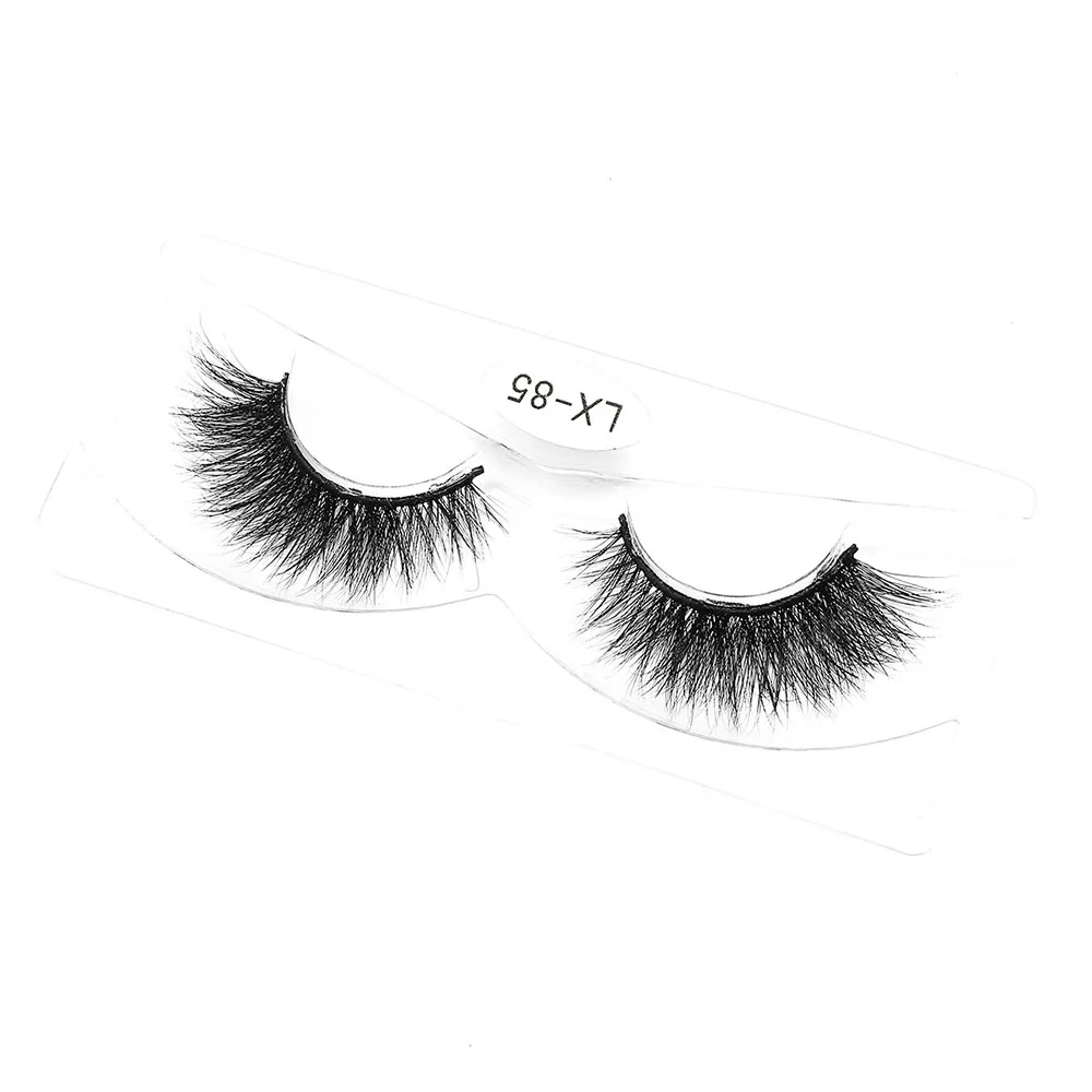 

wholesale high quality private label fiber eyelashes lash package for sale, Natural black mink eyelashes