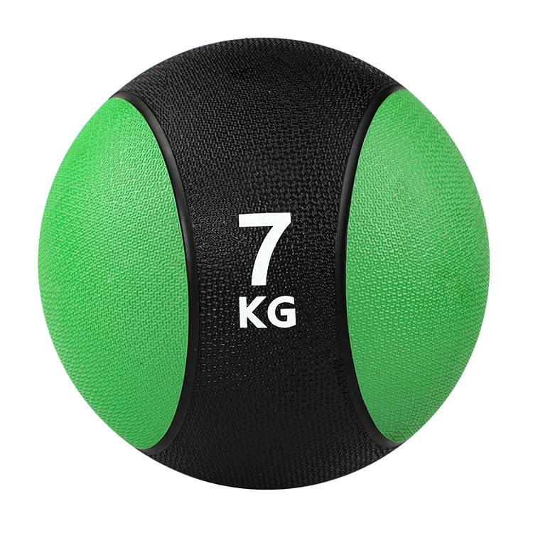 

High Quality double-color Rubber medicine balls for Physiotherapy