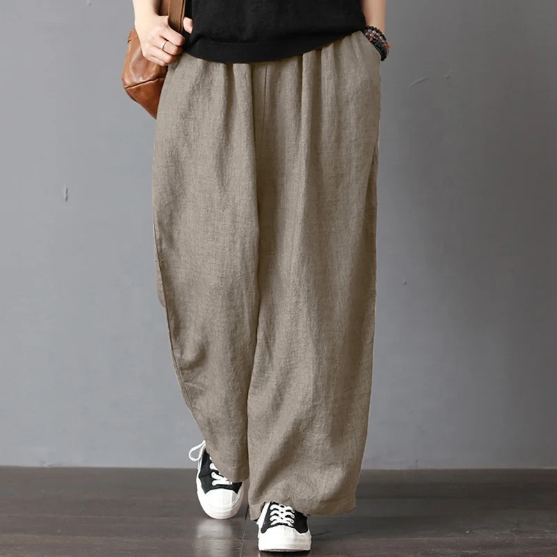 

2022 New Arrivals Outdoor Pants For Ladies Casual Style Long Wide Leg High Waist Women Trousers Plus Size Pants