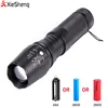 High Power Flashlight Adjustable Zoom Focus Torch Rechargeable xml T6 LED Flashlight