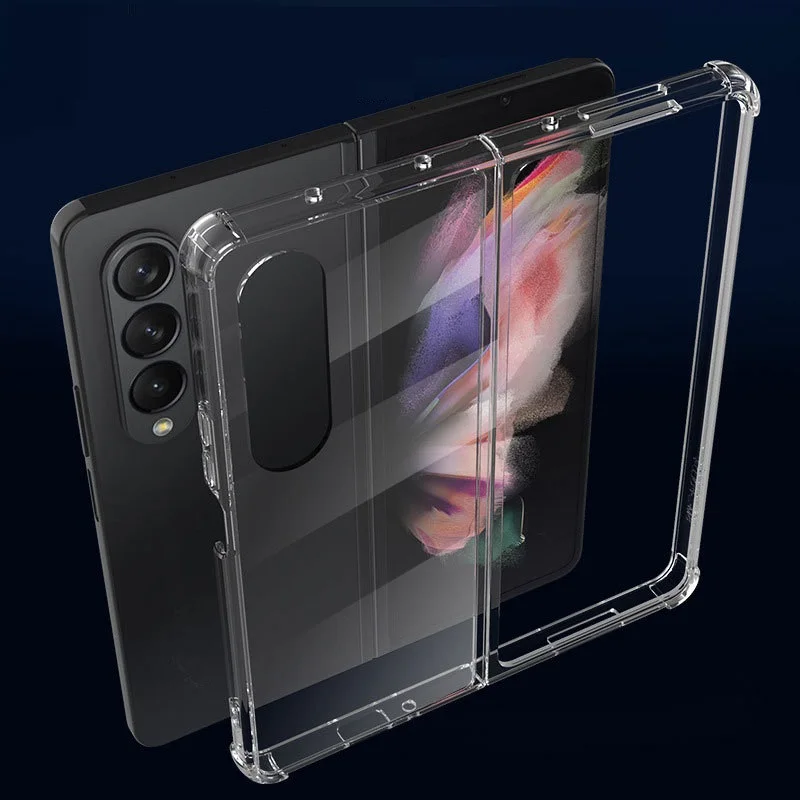 

1.5mm Shockproof Clear Bumper TPU Acrylic Protective Phone Case for Samsung Galaxy Z Fold 5 5G