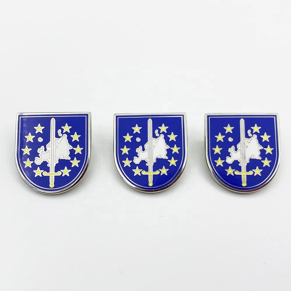 
Custom Logo Metal Lapel Pin Badge with Soft Enamel or Hard Enamel 