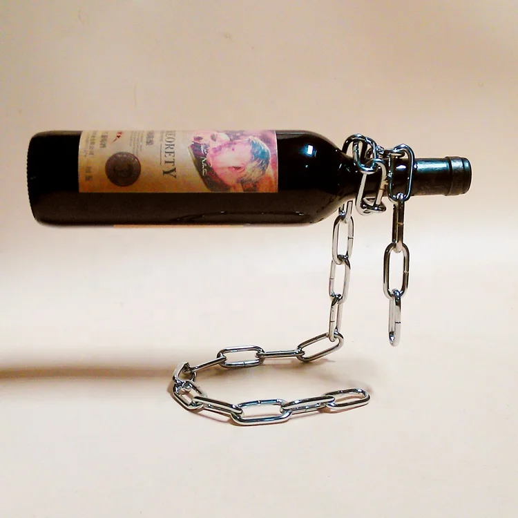 

Magic Floating Wine Stocked Rack Metal Wine Bottle Holder Wine Display Stand for Bars