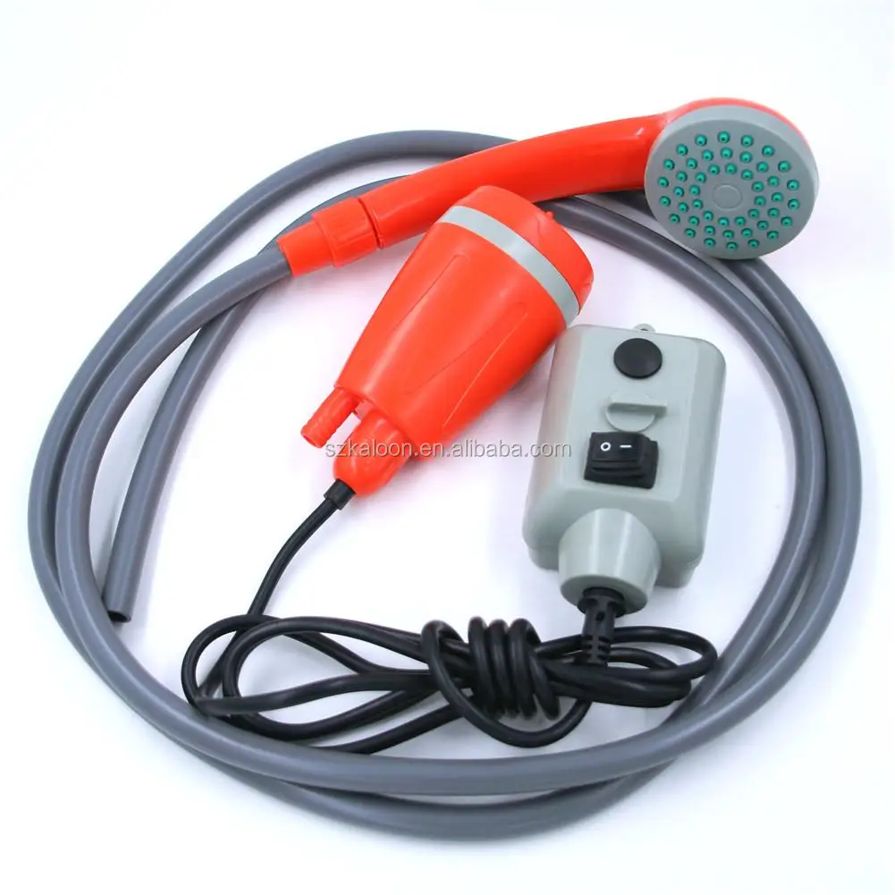 

Battery Powered 3.7V Portable Camping Shower Pump Smart Outdoor Pool Shower