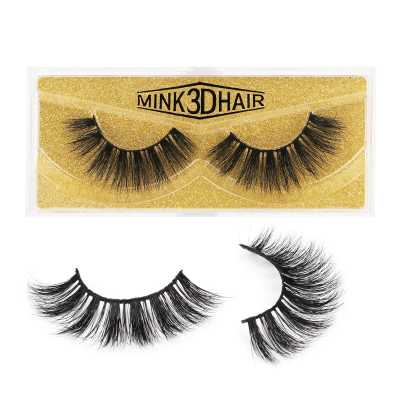 

Wholesale Mink lashes 3d 5d Vendors Mink Black Cotton Strip Eyelashes With high quality 100% Private Label natural lashes, Natural black