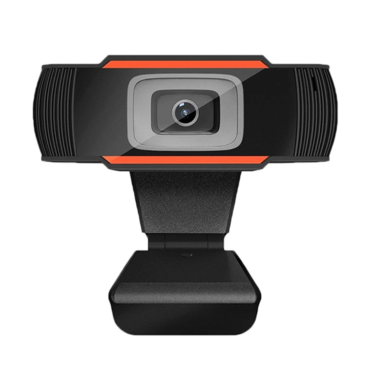 

New Arrival Rotatable Video Record Camera AutoFocus Built in Mic Laptop PC 720P Webcam, Black+orange