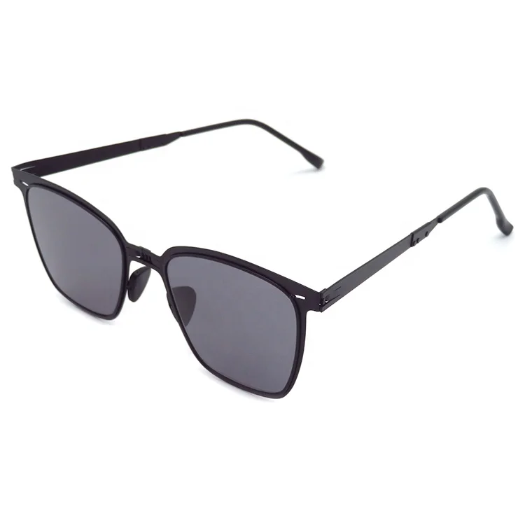 

New style super thin eyeglasses black steel frames sunglasses fashion sun glasses MC-7796