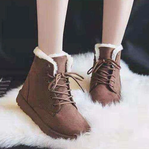 

2021 hot sale fashion platform snow boots women's sneakers Warm Winter Plush cotton boots Women casual shoes, Red, black, brown, white, pink,grey
