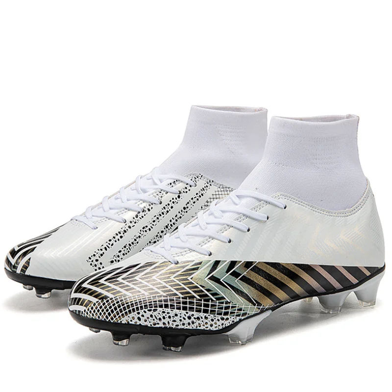 

2021 Wholesale high quality new soccer shoes custom men sports, Blue,yellow,white