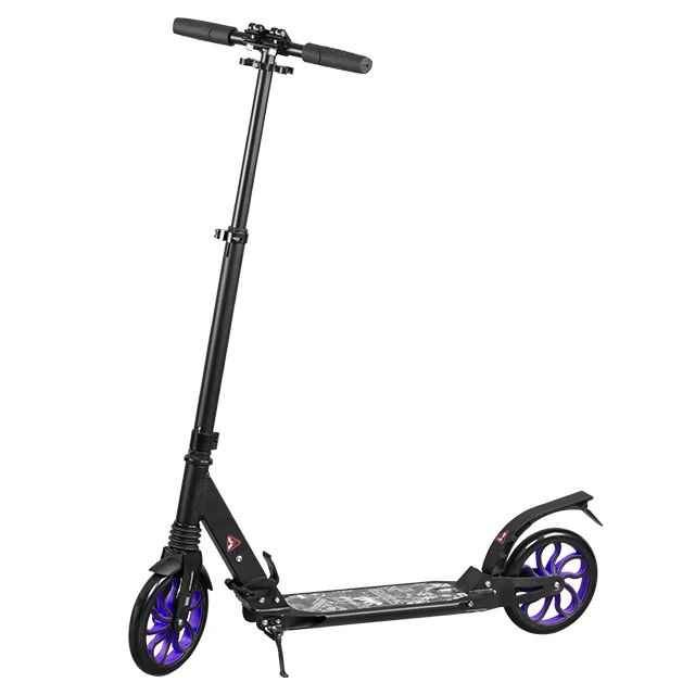 

Purple Street Scooter Full Aluminum Foldable Kick Scooter Easy To Carry For Adults