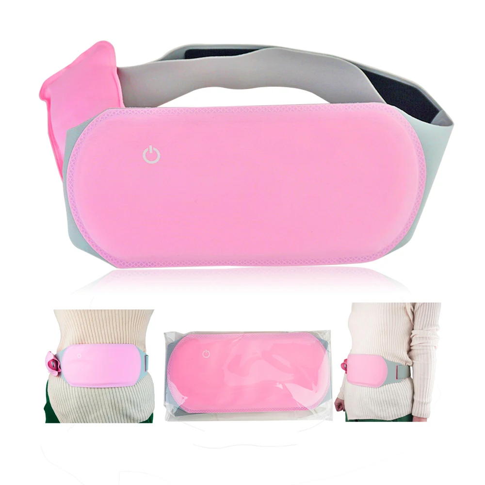 

Washable Cramp Care Pad Waist Heating Belt Cordless Menstrual Heating Massage Pad for Menstrual Pain Relief