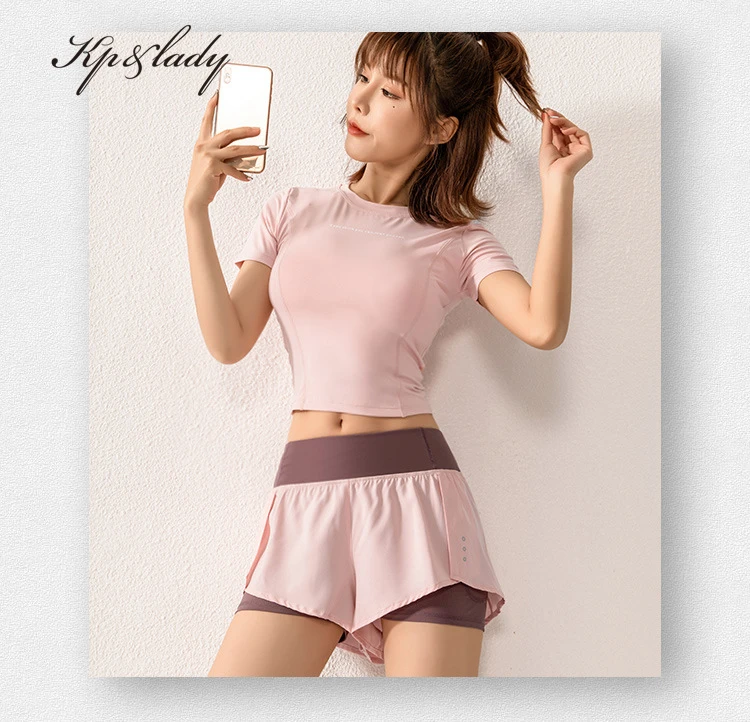 

Spring And Summer New Casual Sports Shorts Quick-Drying Anti-Empty Running Hot Pants Breathable Fitness Yoga Shorts, Customized colors