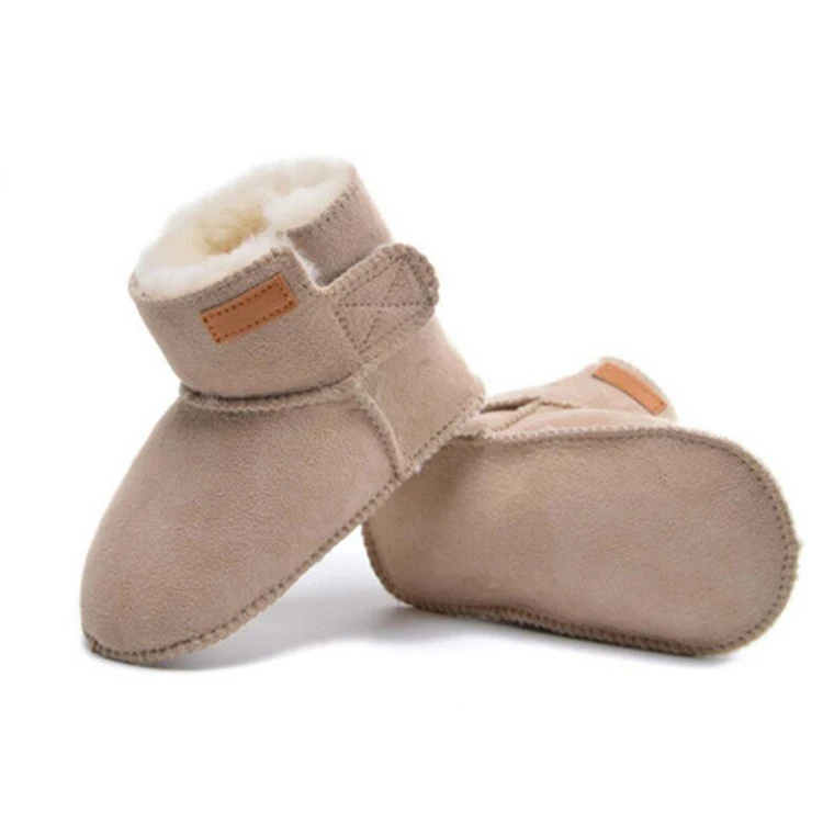 

Genuine sheepskin fur baby winter shoes booties infant indoor toddler snow boot lambskin baby boots, Pink,grey,coffee,sand,marnoon,rose red,silver or customized