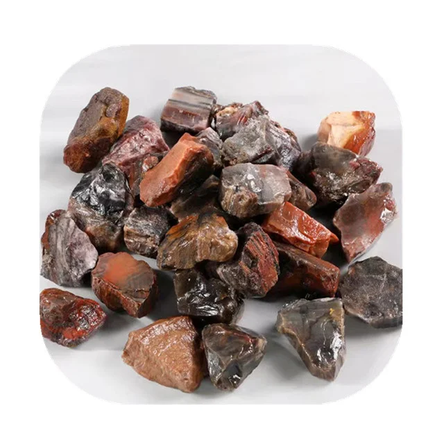 

New arrivals Petrified Wood healing crystal reiki raw stones natural brown woodstone rough stone for sale