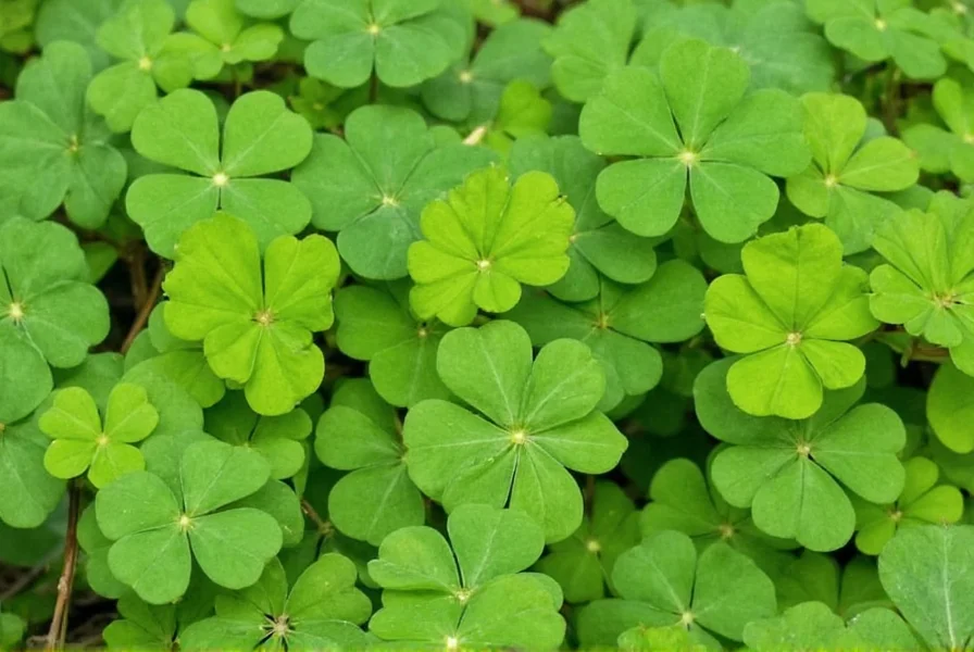 Balansa clover field showing dense growth and white flower clusters