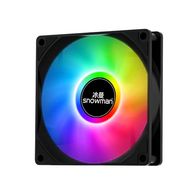 

SNOWMAN Newest Design Colorful PC Case 120mm LED PC Cooling Fan used in Ventilador