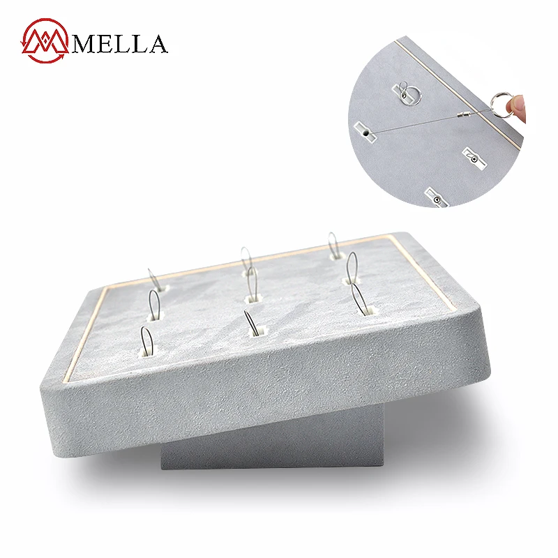 Highgrade Customized Anti Theft Jewelry Display Fashion Elegant Ring Tray Cases & Storage Box