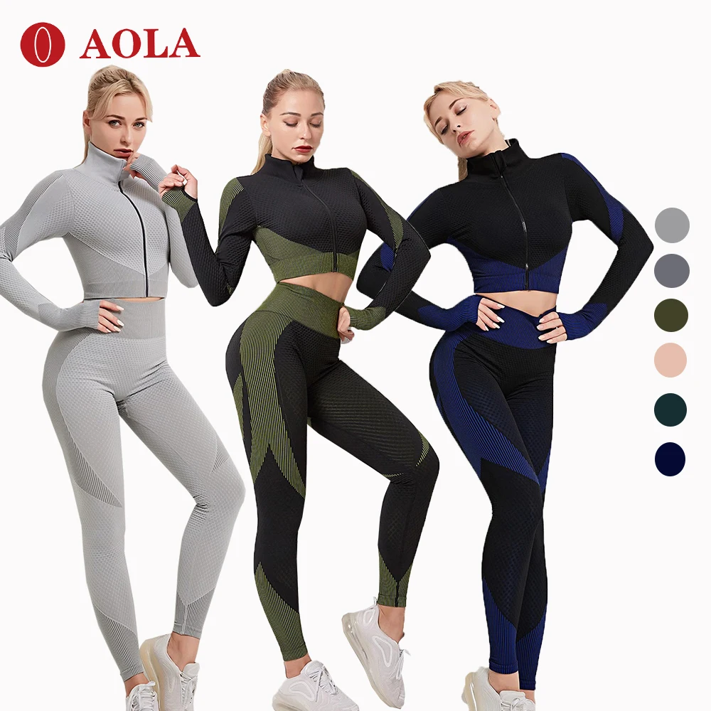 

aola customized high quality sports gym fitness yoga suits