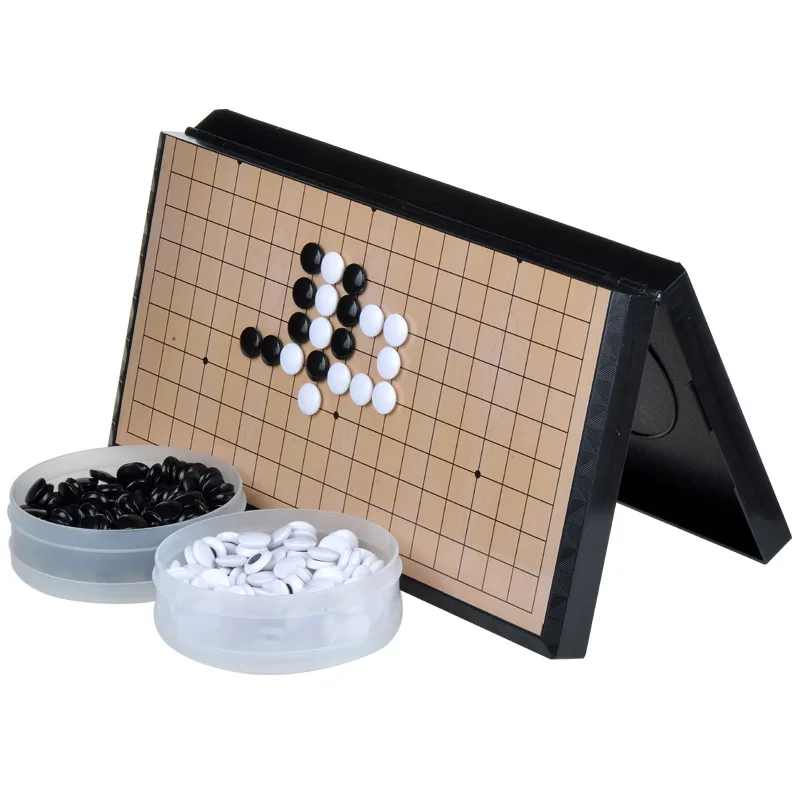 

Magnetic Portable Folding Children's Intellectual Toy Gobang for Beginners Getting Started Black and White Gobang