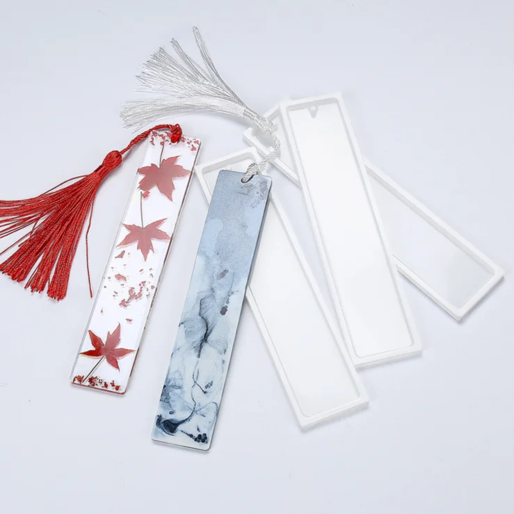 

Pretty Crystal Rectangular bookmark Resin Epoxy Mold