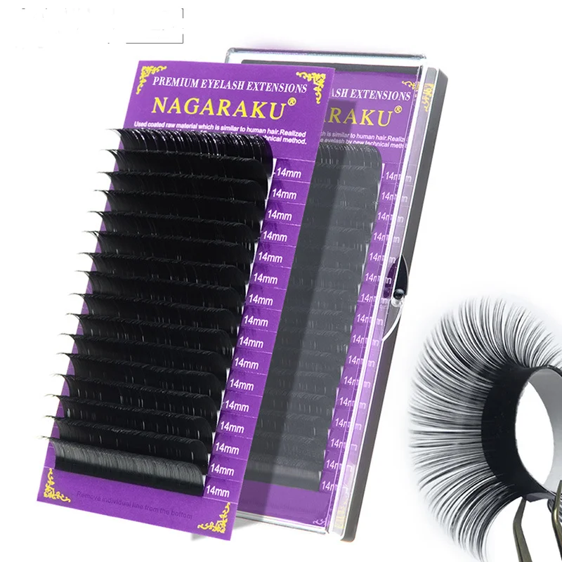 

Manually customized false eyelashes Manually soft and natural grafting eyelash curling fan-shaped eyelash extension products