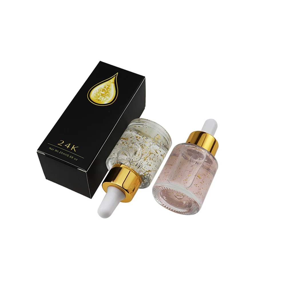 

Private Logo 24K Golden Essence Moisturizer No Logo Liquid Golden Essence Vendor Price, Transparent gold serum