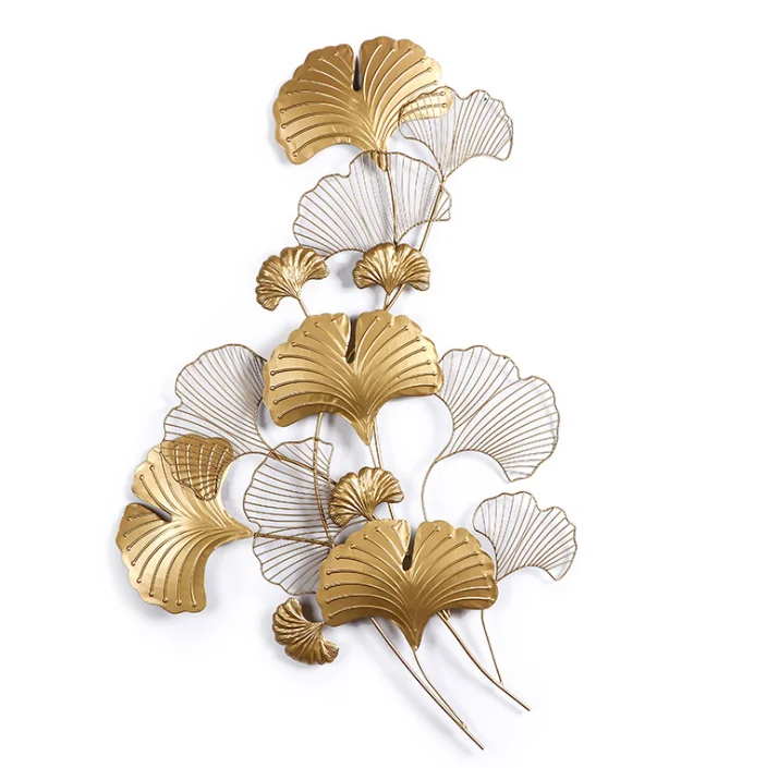 

Modern Chinese wrought iron pendant wall decoration metal decoration, As picture