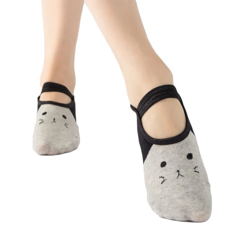 

Factory Supply Custom Cotton Anti Slip Women Grip Pilates Yoga Socks For Women, Picture